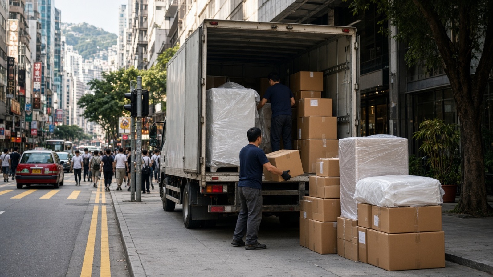 香港搬運公司貨車裝卸傢俬
